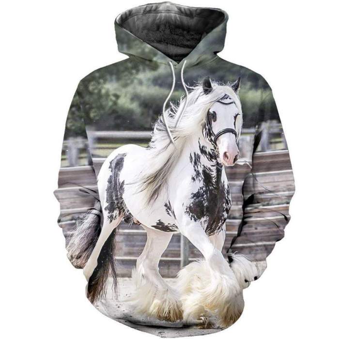 Mens horse print dress shirt