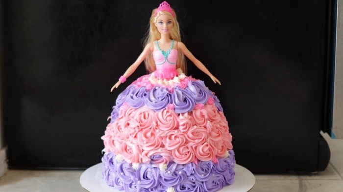 How to.make barbie cake decoration