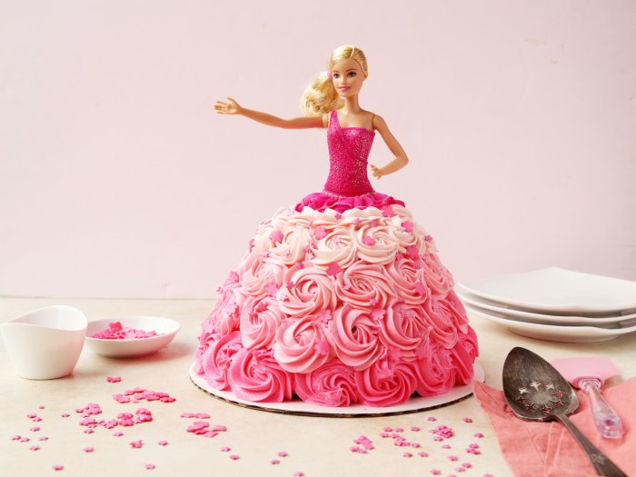 How to.make barbie cake decoration