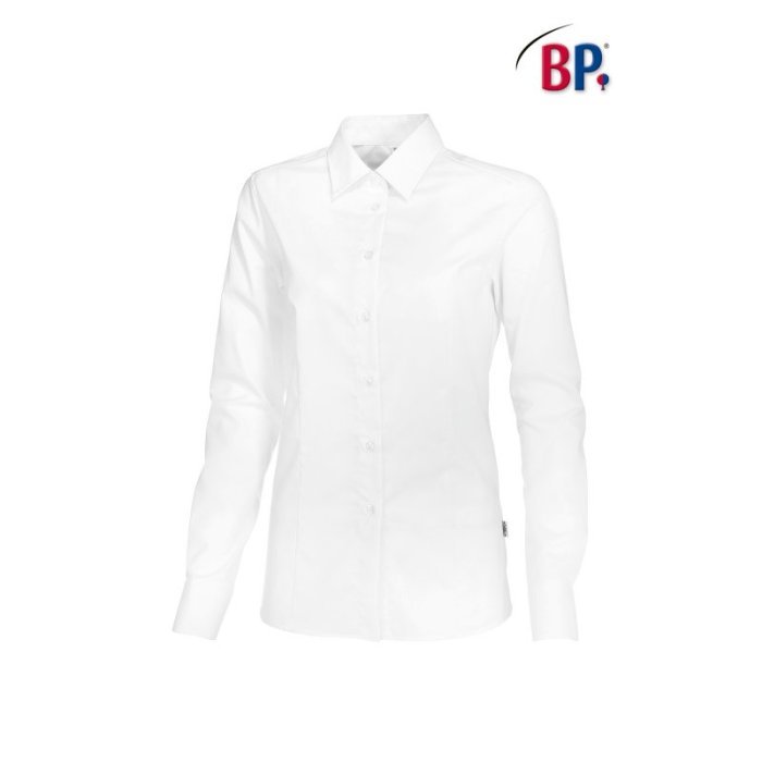 Women's french blue dress shirt