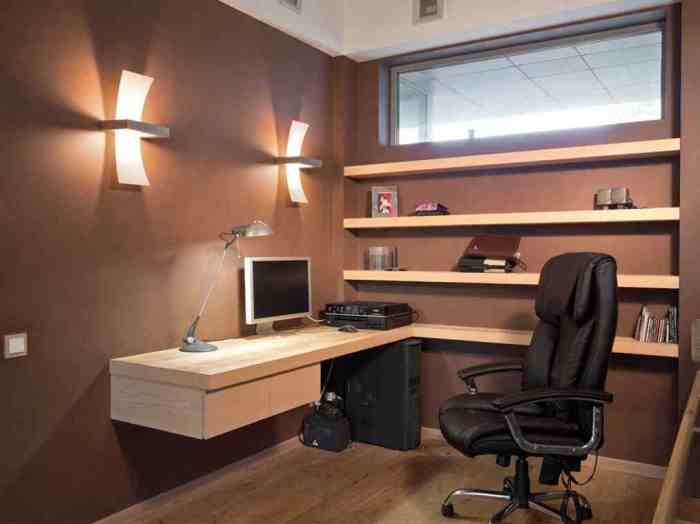 How to decorate a very small office space