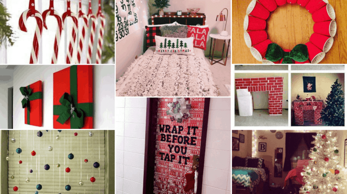 How to decorate christmas dorm room