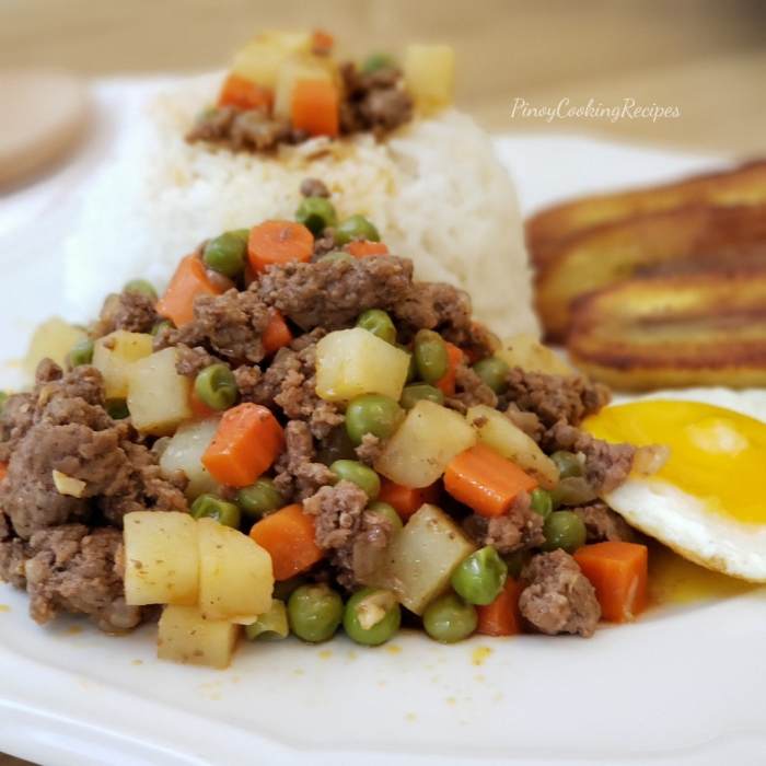 How to cook pork picadillo filipino style