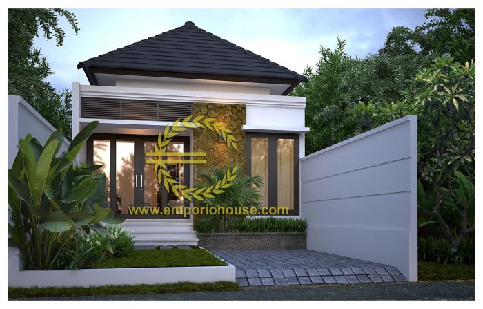 Desain teras rumah minimalis lebar 6 meter