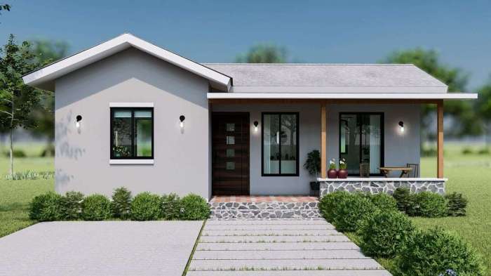 Detal desain rumah sederhana