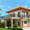 Desain teras rumah modern 2 lantai