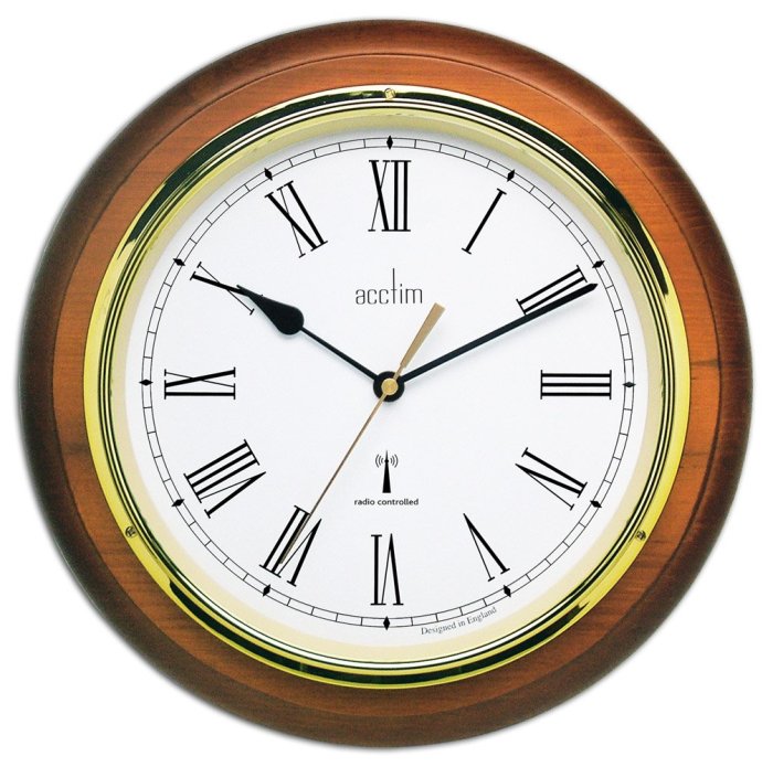 Controlled radio wall clock precision lcd round clocks